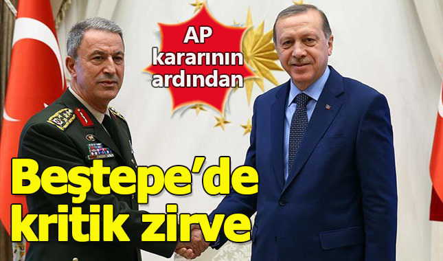 Cumhurbaşkanı Erdoğan, Org. Akar'ı kabul etti