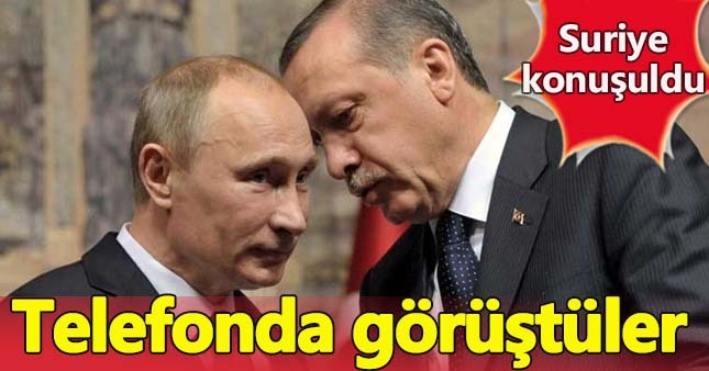 Cumhurbaşkanı Erdoğan Putin'le görüştü