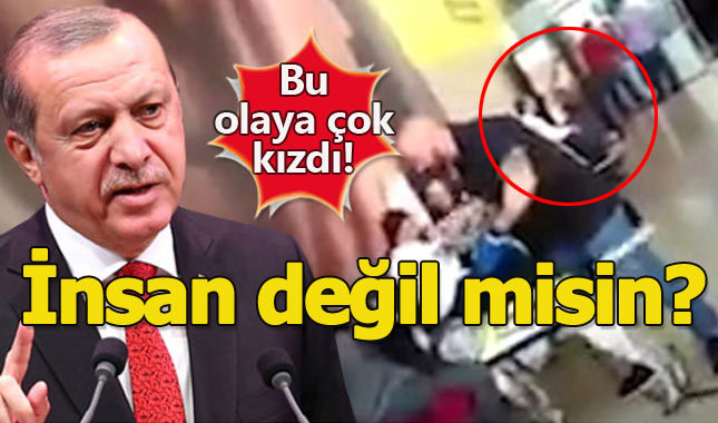 Cumhurbaşkanı Erdoğan: Ya sen insan değil misin?