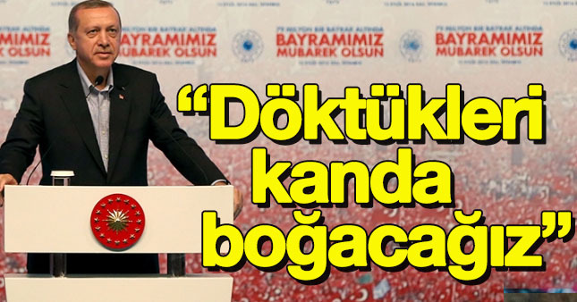 Cumhurbaşkanı Erdoğan bayramlaşma programında konuştu