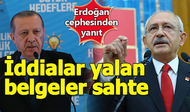 Cumhurbaşkanı Erdoğan cephesinden ilk açıklama