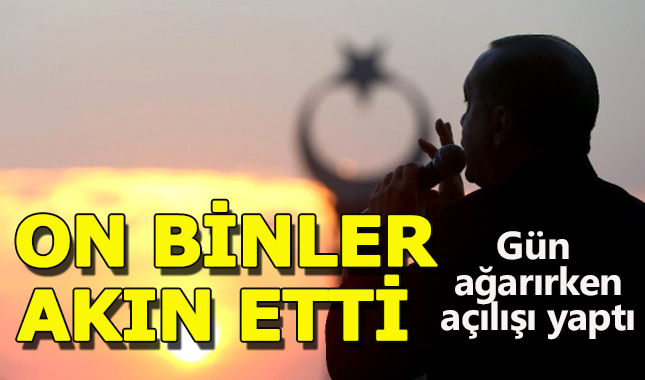 Cumhurbaşkanı Erdoğan, gün ağarırken Şehitler Abidesini açtı