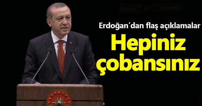 Cumhurbaşkanı Erdoğan milli tarım projesi toplantısında konuştu
