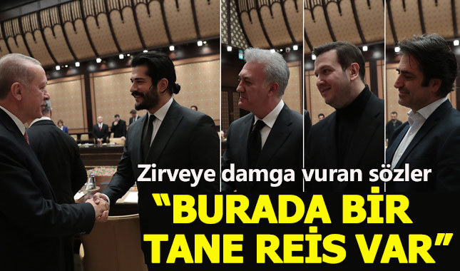 Cumhurbaşkanı Erdoğan, sinemanın yıldızlarını Beştepe'de ağırladı