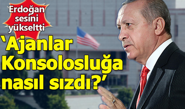 Cumhurbaşkanı Erdoğan'dan ABD'ye ajan tepkisi