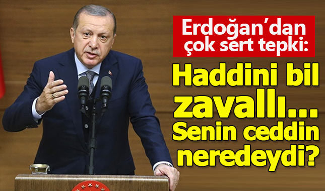 Cumhurbaşkanı Erdoğan'dan "Fahrettin Paşa" tepkisi