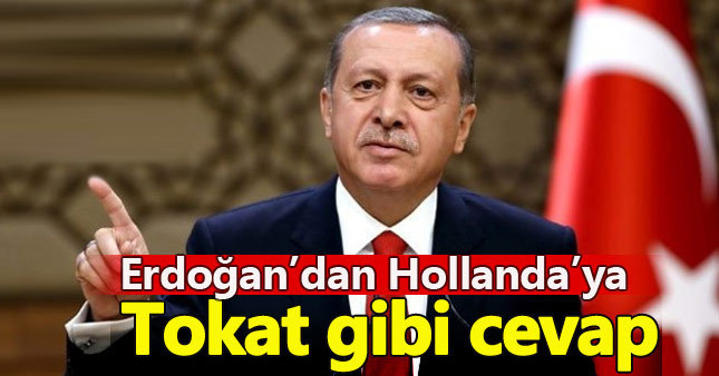 Cumhurbaşkanı Erdoğan'dan Hollanda'ya canlı yayında cevap