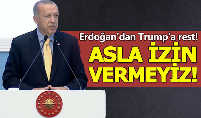 Cumhurbaşkanı Erdoğan'dan Trump'a Golan Tepeleri resti