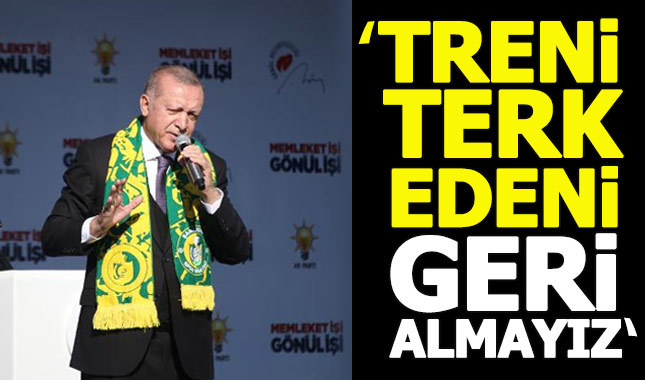 Cumhurbaşkanı Erdoğan'dan yeni parti göndermesi