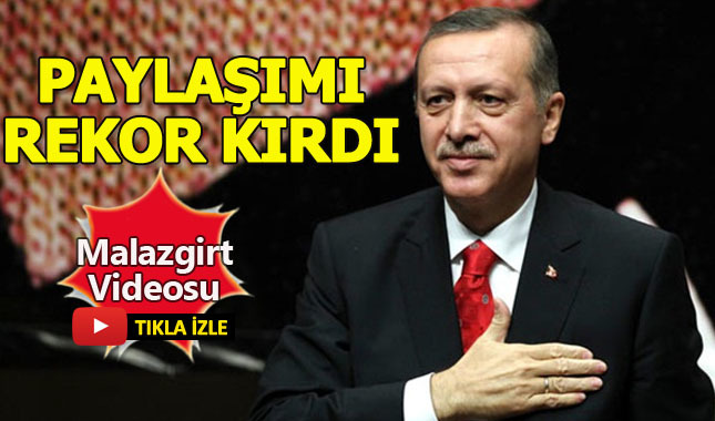 Cumhurbaşkanı Erdoğan'ın Malazgirt paylaşımı