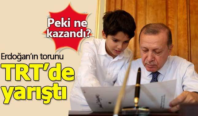 Cumhurbaşkanı Erdoğan'ın torunu TRT'de yarıştı