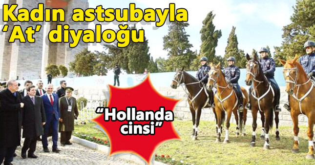 Cumhurbaşkanı Erdoğan'la kadın astsubay arasında ilginç diyalog