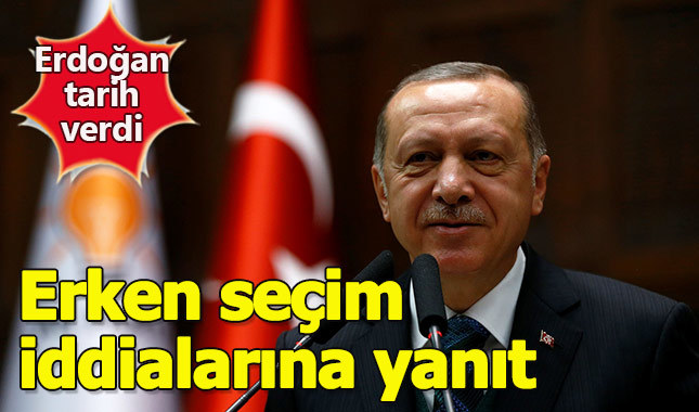 Cumhurbaşkanı erken seçim iddialarına yanıt verdi