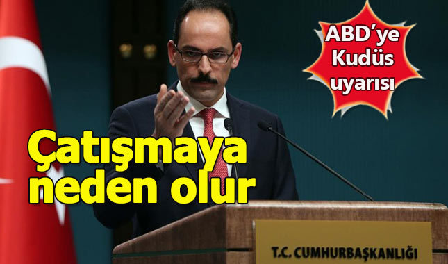 Cumhurbaşkanlığı'ndan ABD'ye Kudüs yanıtı