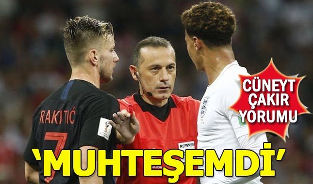 "Cüneyt Çakır muhteşem maç yönetti"