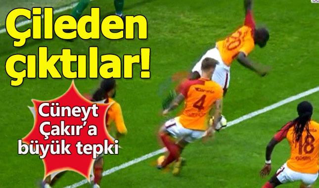 Cüneyt Çakır'ın vermediği penaltı çileden çıkarttı