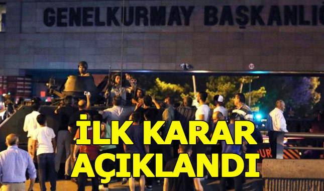 Darbe girişimi davasında Ankara'da ilk karar açıklandı