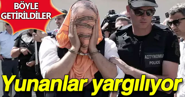 Darbeci askerler Yunanistan'da yargı karşısında