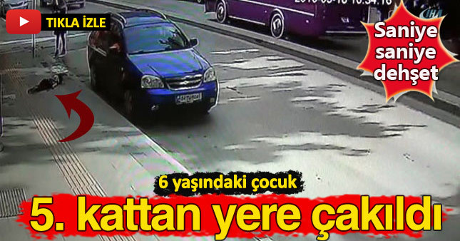 Dehşet anları kamerada