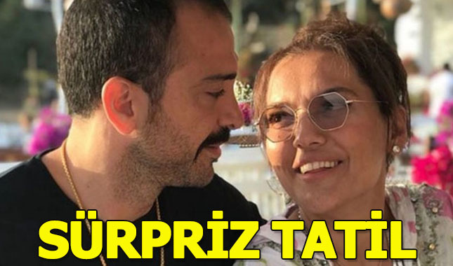 Demet Akalın Okan Kurt ve kızı Hira ile tatile çıktı