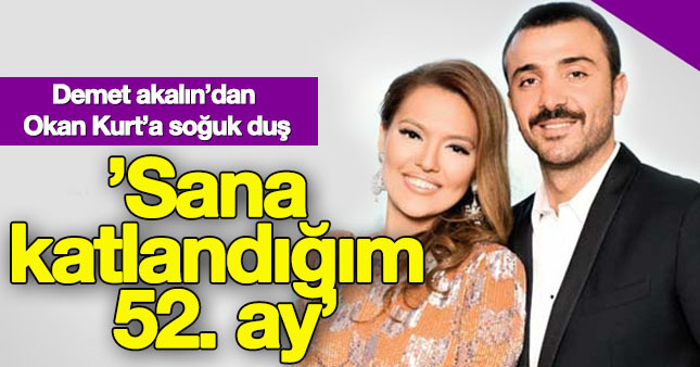 Demet Akalın evliliğinin 52. ayını kutladı!