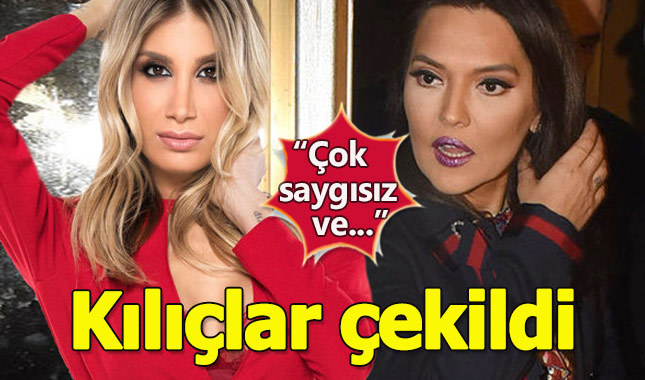 Demet Akalın ve İrem Derici kılıçları çekti!