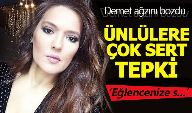 Demet Akalın'dan ünlülere 'çocuk ölümleri' tepkisi: Eğlencenize s...