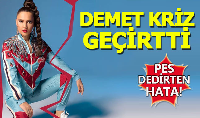 Demet Akalın'ndan "pes" dedirten hata!