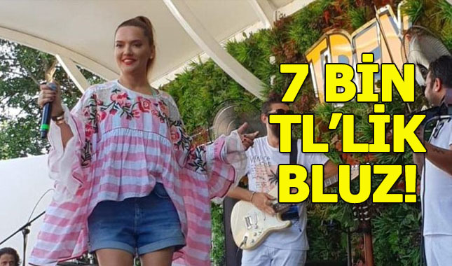 Demet bluzuna servet ödedi!