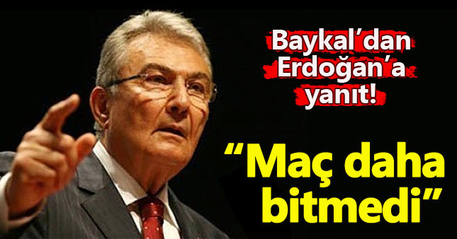 Deniz Baykal'dan Erdoğan'a referandum yanıtı