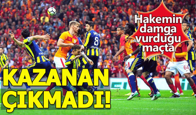 Derbide gol sesi çıkmadı