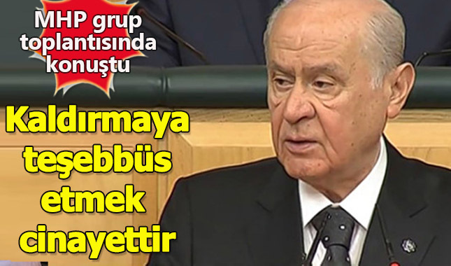 Devlet Bahçeli: OHAL'i kaldırmaya teşebbüs etmek cinayet ve gafilliktir