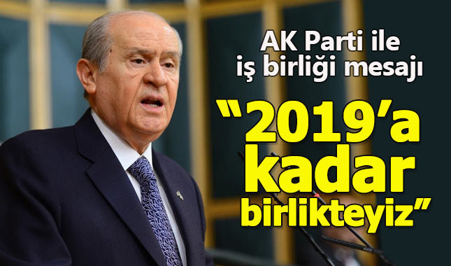 Devlet Bahçeli'den AK Parti ile işbirliği mesajı