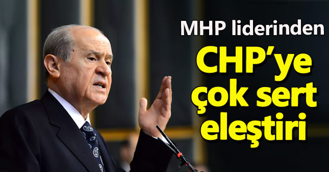 Devlet Bahçeli'den CHP'ye anayasa eleştirisi