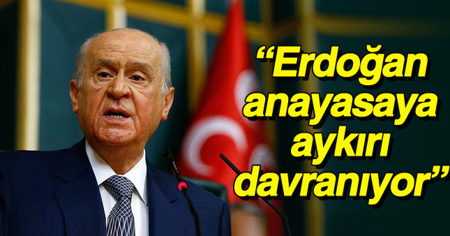Devlet Bahçeli'den Cumhurbaşkanı'na "başkanlık" tepkisi