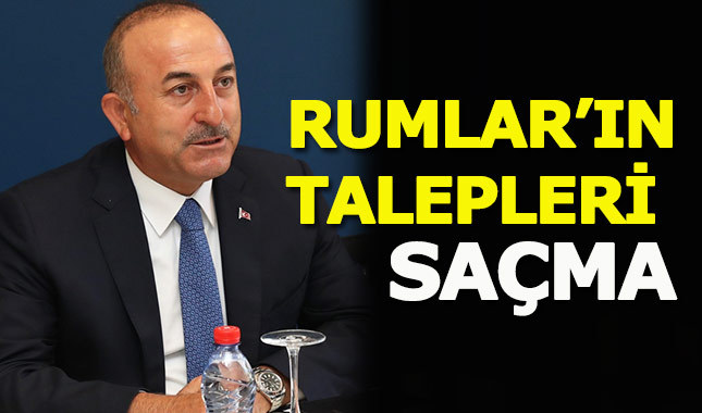Dışişleri Bakanı Çavuşoğlu, Rum tarafına sert tepki gösterdi