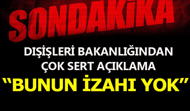 Dışişleri Bakanlığından Türk gemisine saldırı açıklaması