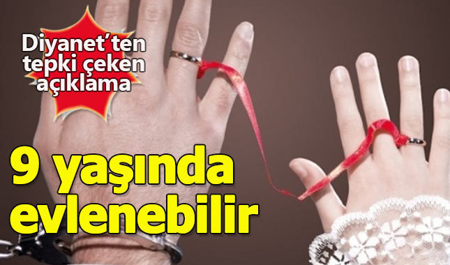 Diyanet'in çocuk gelin açıklaması büyük tepki çekti