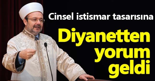 Diyanetten 'cinsel istismar' açıklaması