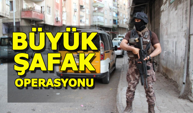 Diyarbakır'da büyük şafak operasyonu düzenlendi