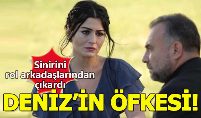 Diziden kovulmanın sinirini arkadaşlarından çıkardı