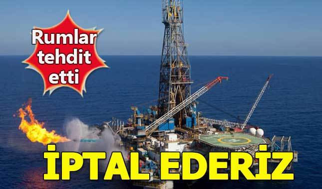 Doğal gaz arayan Rumlardan Türklere 'pasaport tehdidi'