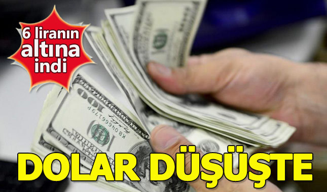 Dolar 6 TL'nin altına indi - 1 Dolar kaç TL?