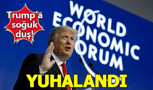 Donald Trump Davos'ta yuhalandı