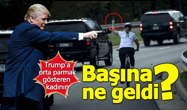Donald Trump'a 'orta parmak' gösteren kadına ağır ceza