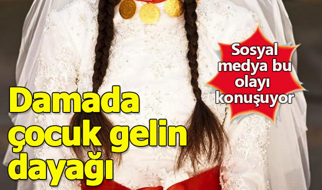 Düğün fotoğrafçısından damada çocuk gelin dayağı