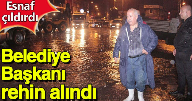 Zonguldak'ta esnaf ve belediye başkanı arasında gerginlik