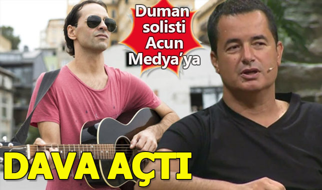 Duman solisti Kaan Tangöze, Acun Medya'ya dava açtı