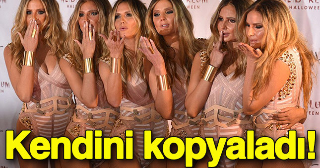 Dünyaca ünlü yıldız kendini kopyaladı