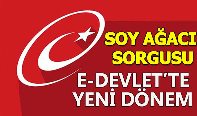 E- devlet'te yeni dönem: Soy ağacı soruşturması